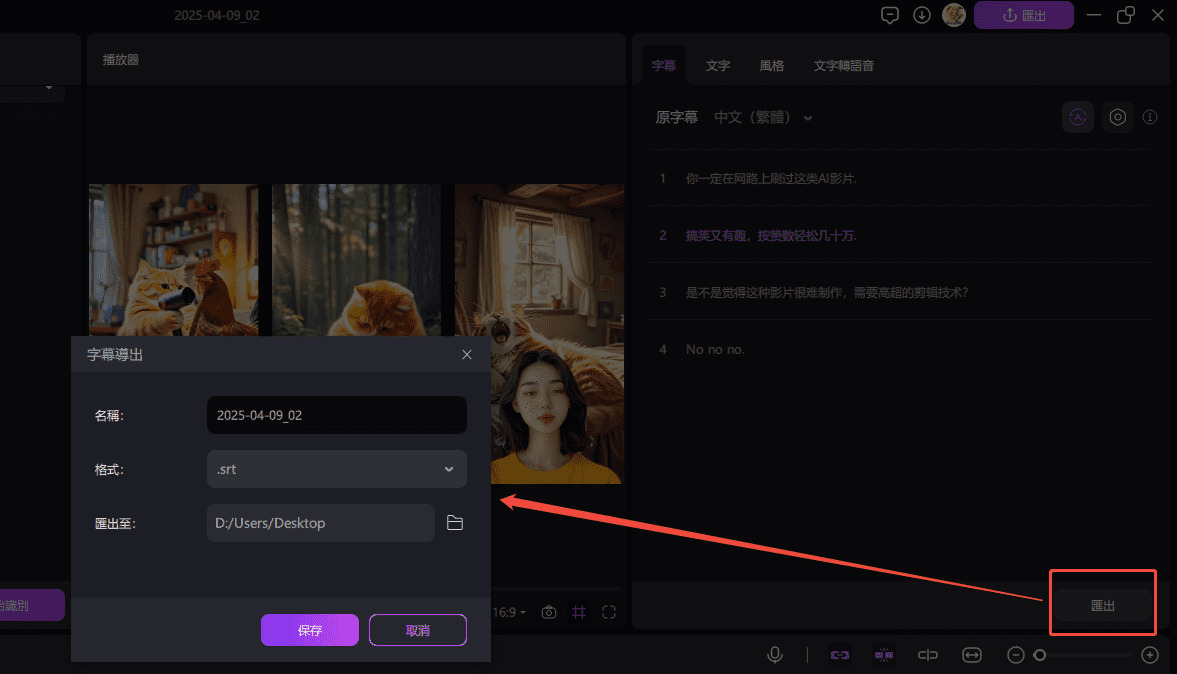 edimakor 保存轉錄稿