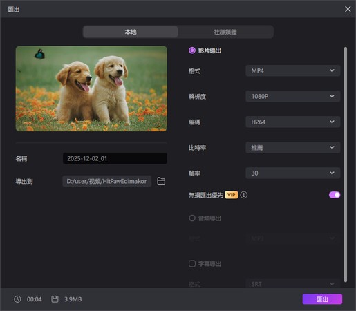 上傳影片要社交媒體