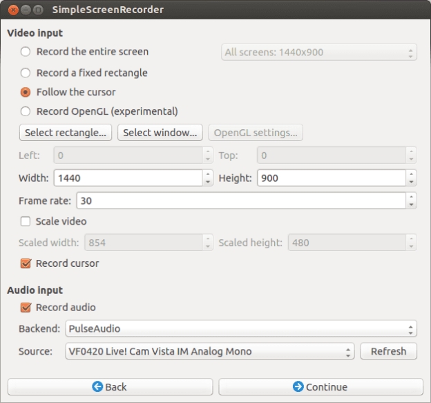 Linux 錄影推薦-SimpleScreenRecorder