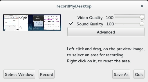 Linux 錄影推薦-Record My Desktop