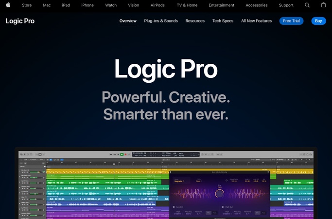 錄音 軟體-Logic Pro