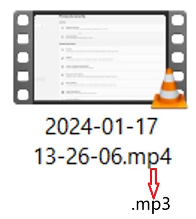 修改拓展名將 mp4 轉 mp3工具教學1