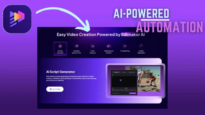 AI生成 動畫工具edimakor