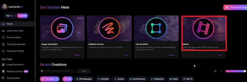 AI生成 動畫工具leonardo教學2