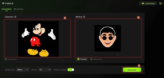 AI生成 動畫工具viggle教學2