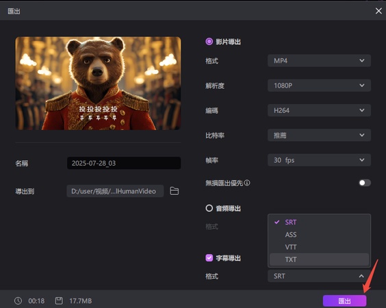 下載字幕檔案