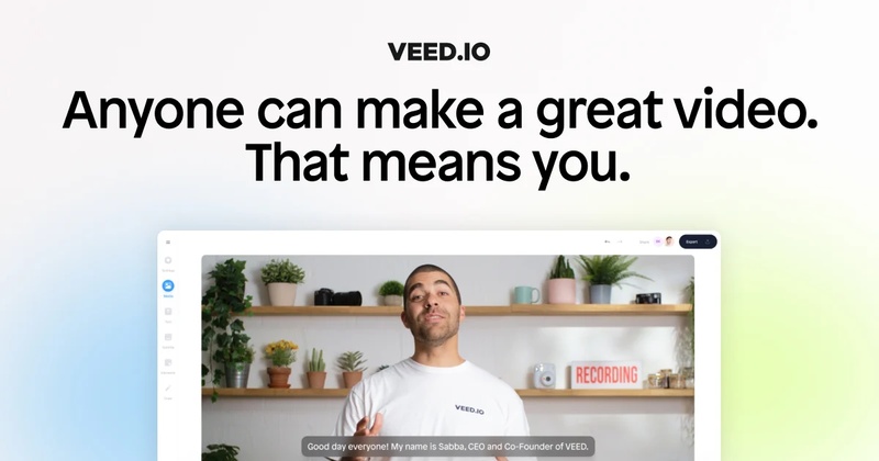veed影片旁白app