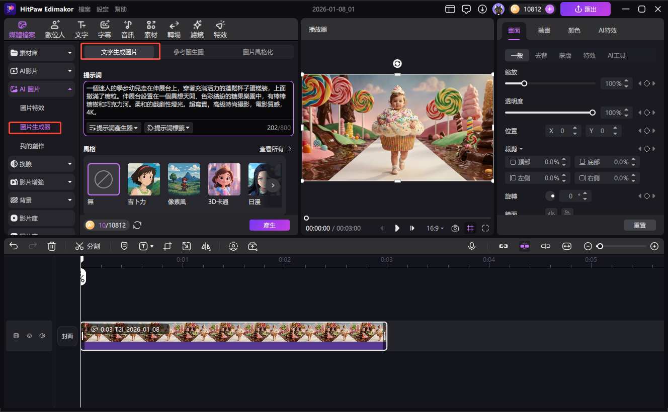 AI 寶寶時裝秀影片