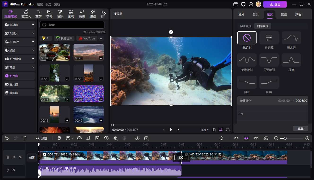 速度變換edimakor