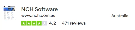 NCH Voxal Trustpilot評分