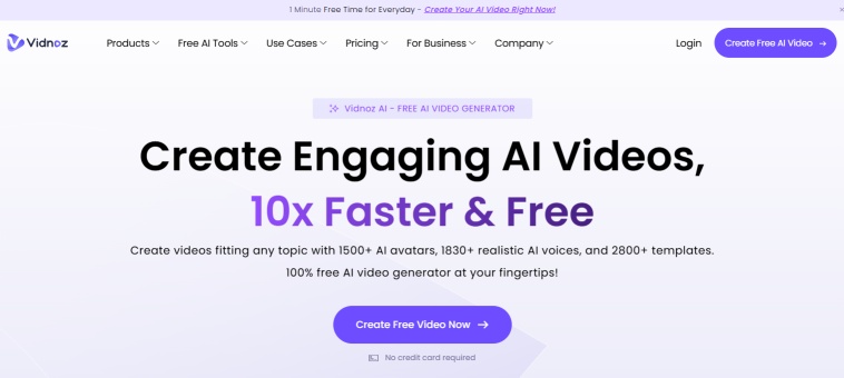 ai舞蹈生成器推荐vidnoz