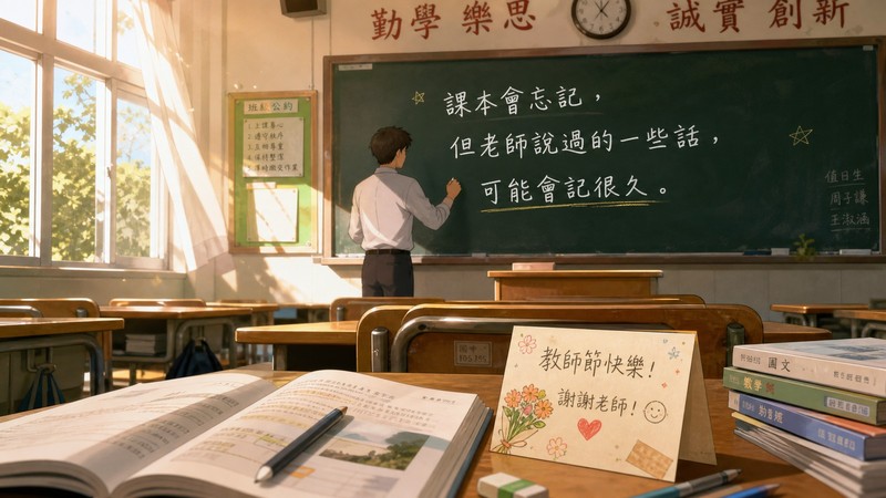 學生視角教師節祝福圖片