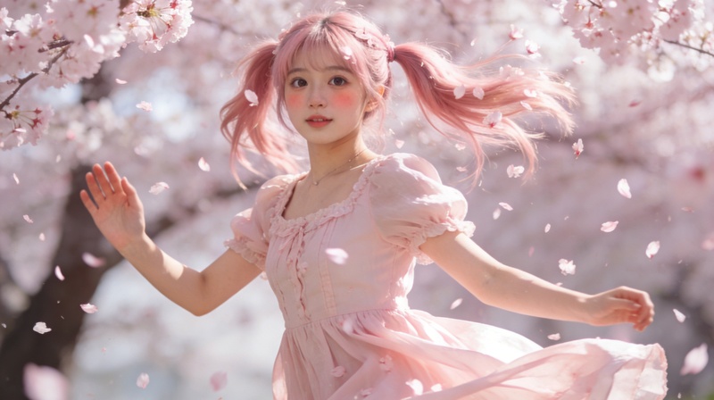 AI 日系動漫風美女圖提示詞