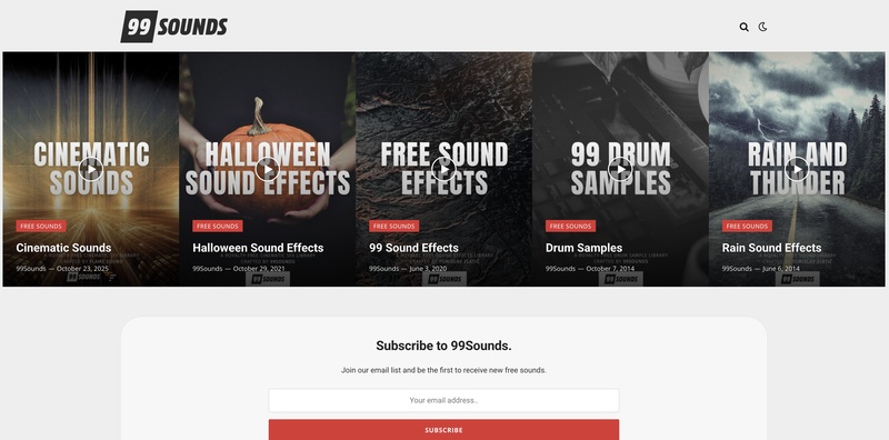 音效素材網站99sounds