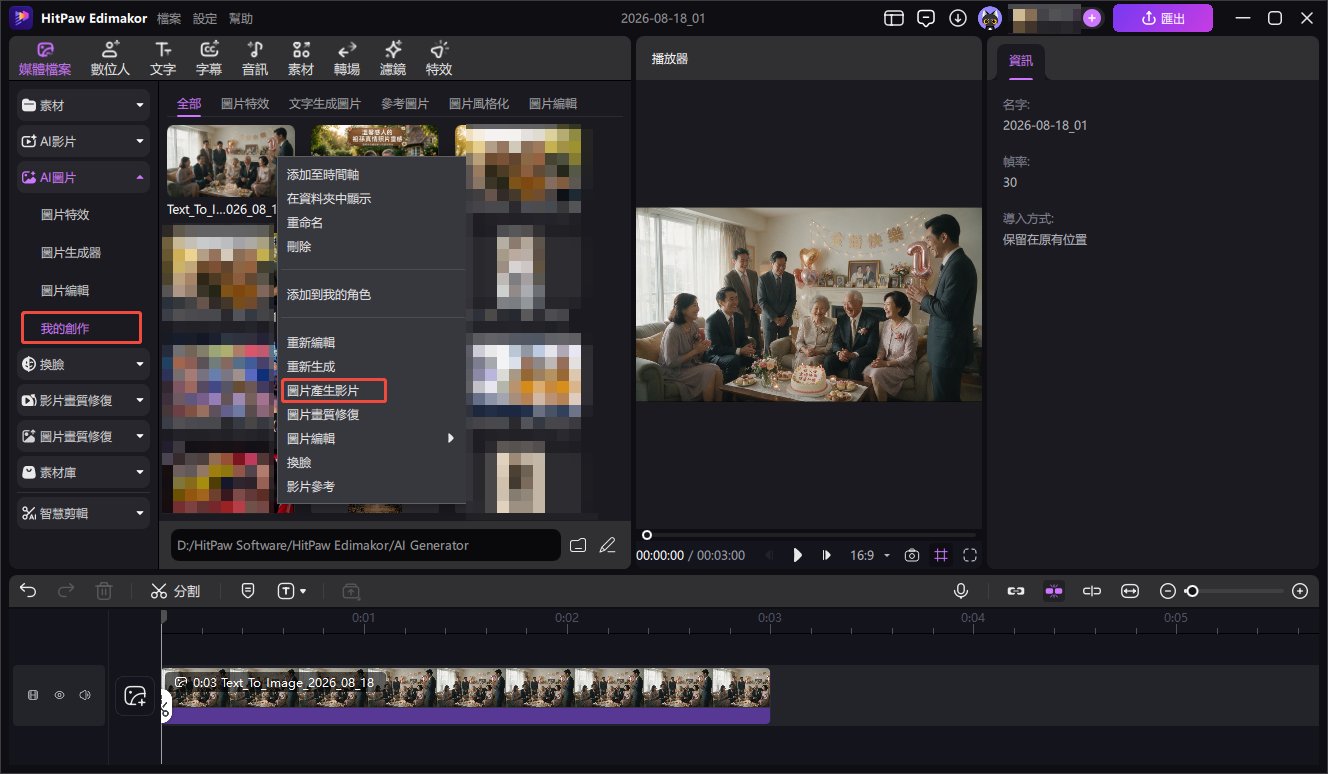 Edimakor 圖片轉影片