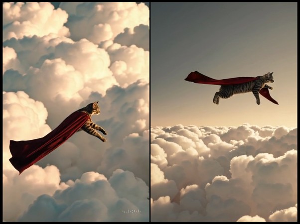 Sora 2 提示詞範例：完整句子結構示意