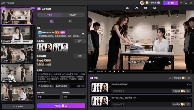 Edimakor 韓劇分鏡預覽與生成