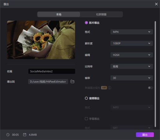 影片生成與匯出（Google Vids 替代方案）