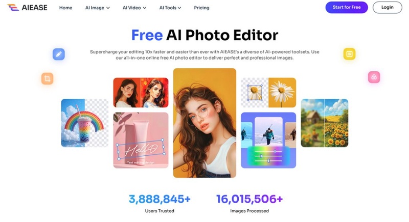 AI Ease 應用程式快速將模糊照片轉換為高解析圖片