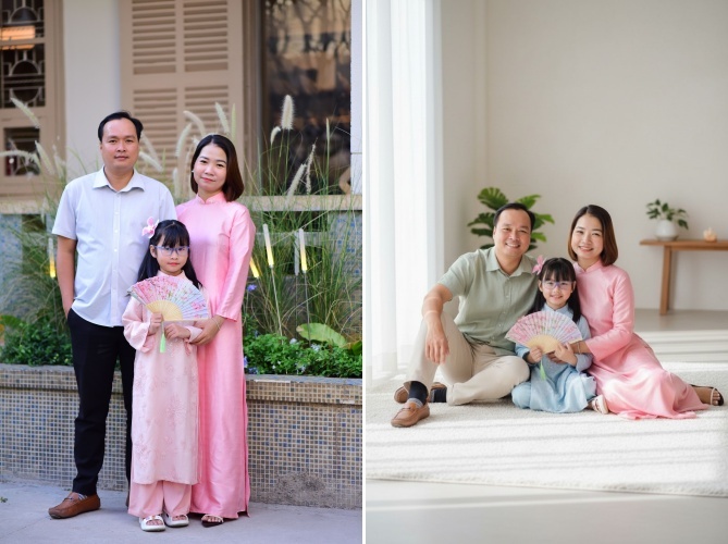使用免費形象照生成親子家庭肖像