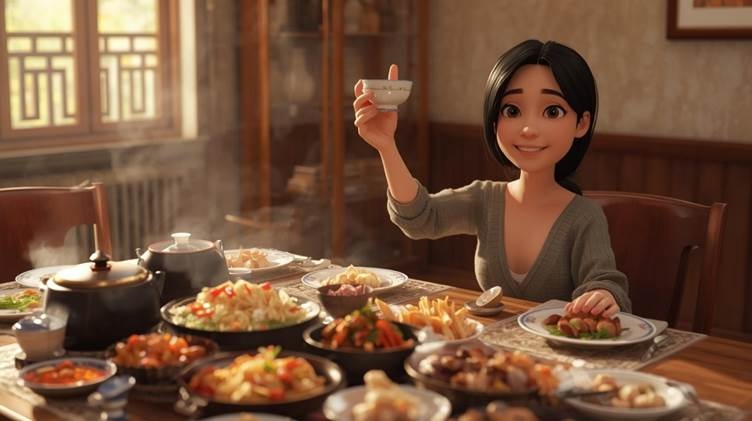 團圓飯馬年祝福