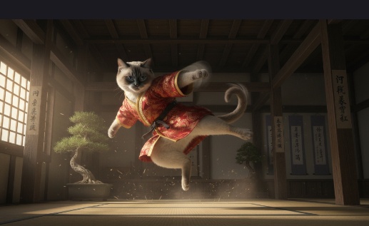AI 貓咪功夫