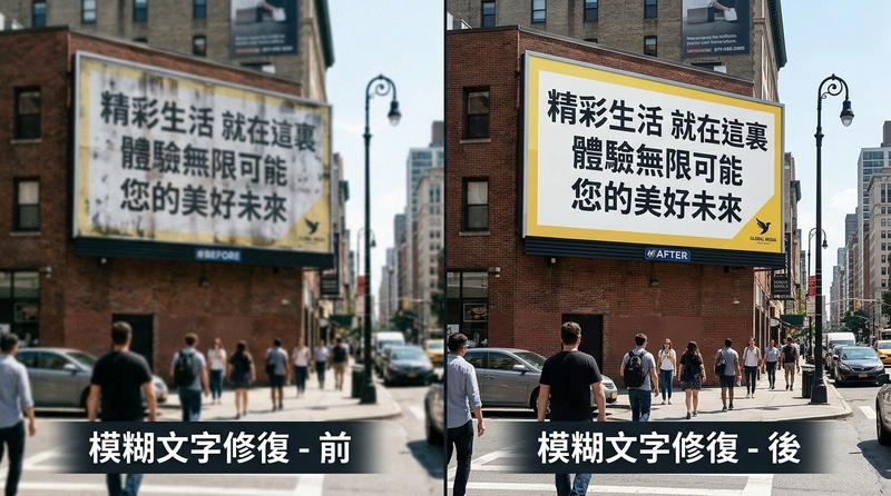 Edimakor修復模糊文字範本
