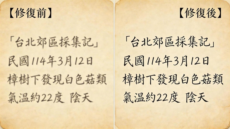 Unblurimage 修復模糊文字範本