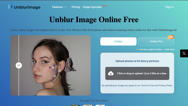 文字模糊修復工具Unblurimage