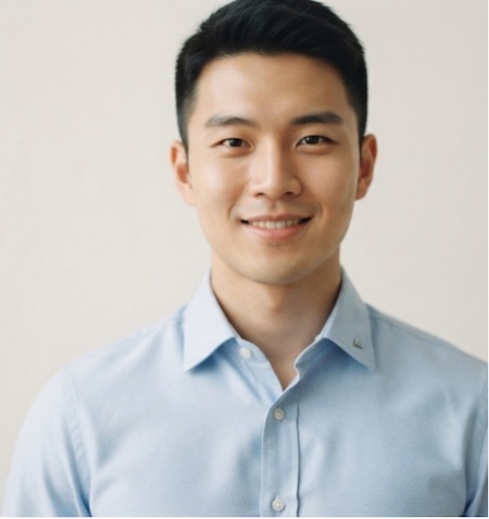 簡約襯衫造型男生商務大頭貼