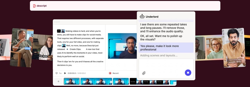 Podcast 剪輯軟體 Descript 評測