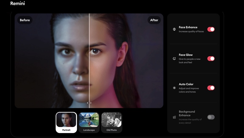 影片模糊變清晰的行動裝置-Remini