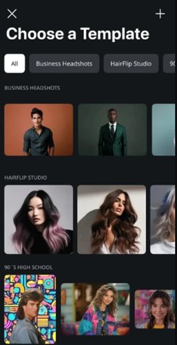 photoshop 上傳目標照片或使用模板