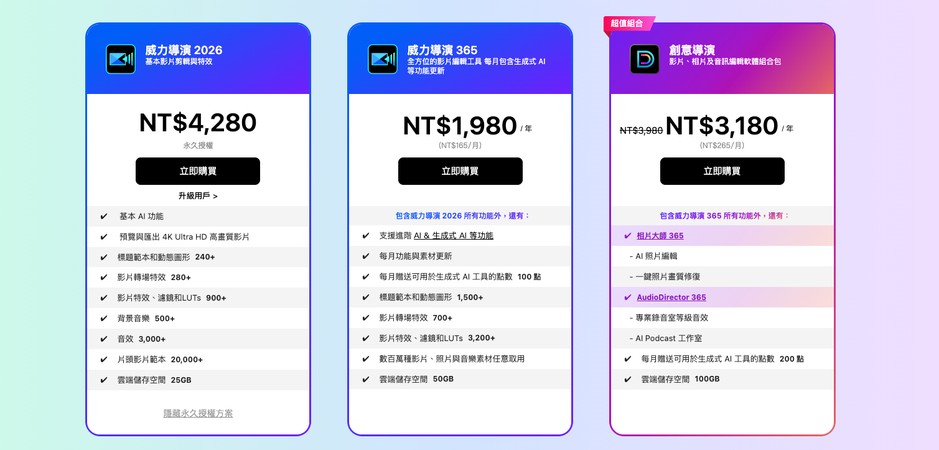 威力導演費用