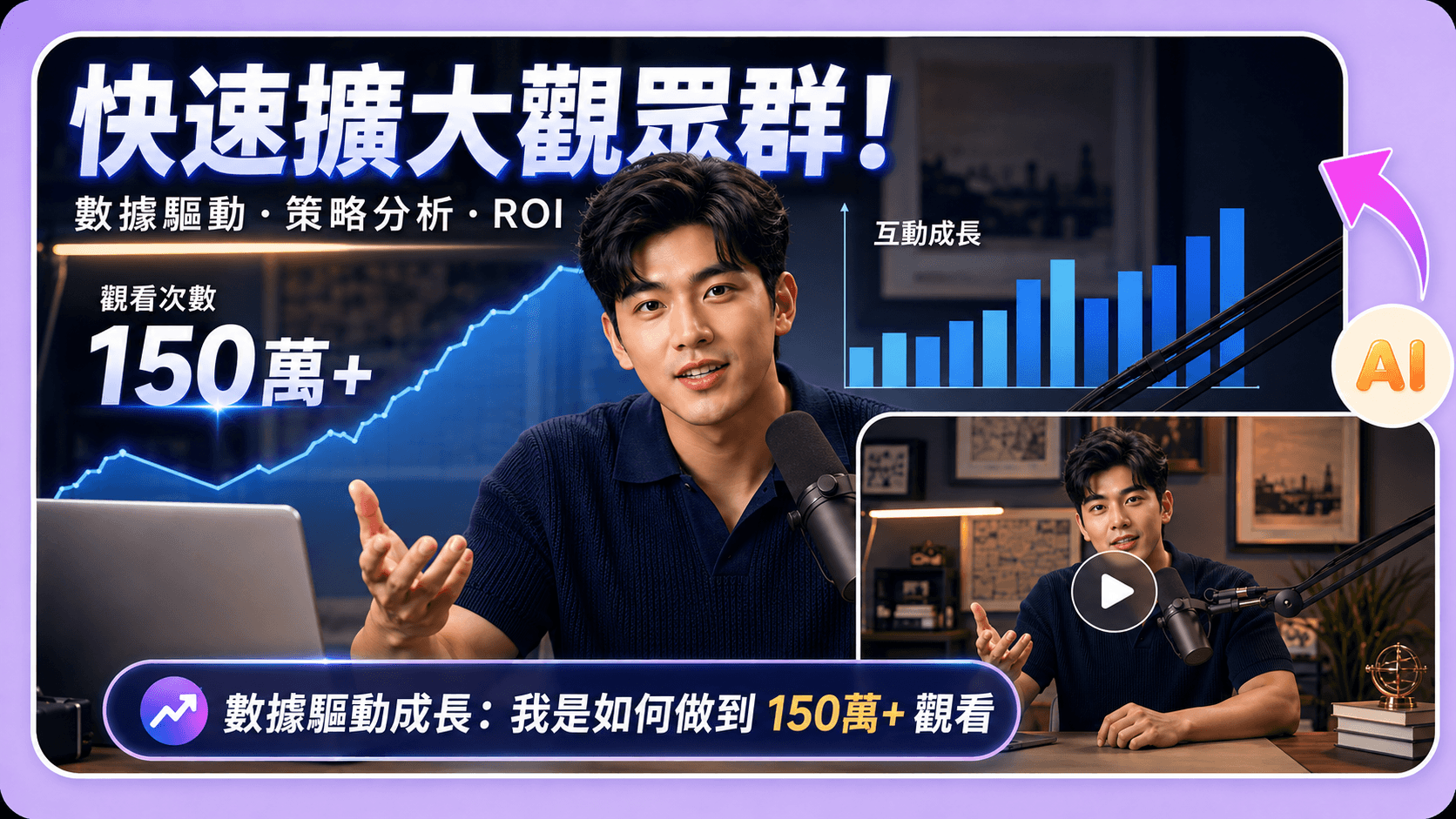 AI 自動產生縮圖與標題建議