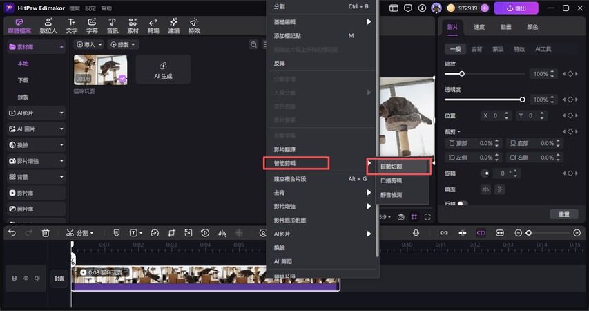 AI 自動生成影片