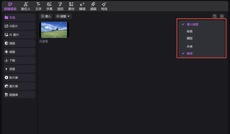 categorize media files